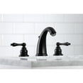 thumbnail image 3 of Kingston Brass KB980AL Victorian 2-Handle 8 in. Widespread Bathroom Faucet, Matte Black, 3 of 5