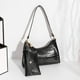 thumbnail image 1 of Bolso bandolera de un solo hombro de cuero de gran capacidad con múltiples compartimentos para mujer, bolso bandolera de cuero para mujer, diseño de compartimento espacioso, estilo elegante, 1 of 9