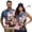 American 250th Anniversary Flag, variant on HUIACONG Matching Golf Shirts for Couples Sleeveless Golf Tops for Women Moisture Wicking Quick Dry Lightweight Mens Short Sleeve 250 Anniversary USA Golf Shirt Breathable Athletic Outdoor Wear Man S