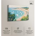 thumbnail image 2 of Preppy Sailboats in the Beach Canvas Trendy Coastal Art by Art Remedy, Gallery Wrapped, 45" x 36", 2 of 7