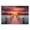 Peaceful Sunset Pier Vacation Paradise, variant on Stupell Industries Coastal Caribbean Calm Sunset Black Framed Print Under Glass, 20 x 14, by Shelly Craig