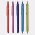 thumbnail image 3 of Musbetu 5Pcs Gel Pen Set 0.5mm Quick Dry Black Ink Pens Fine Point Smooth Writing Steel Ball Clip Comfortable Grip Note Pens, 3 of 7