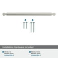 thumbnail image 3 of Amerock Balata 10-1/16 inch (256mm) Center-to-Center Satin Nickel Cabinet Pull, 3 of 5