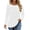 White, variant on Long Sleeve Shirts for Women Fall Dressy Casual Blouses Fashion Pleated Tunic Tops