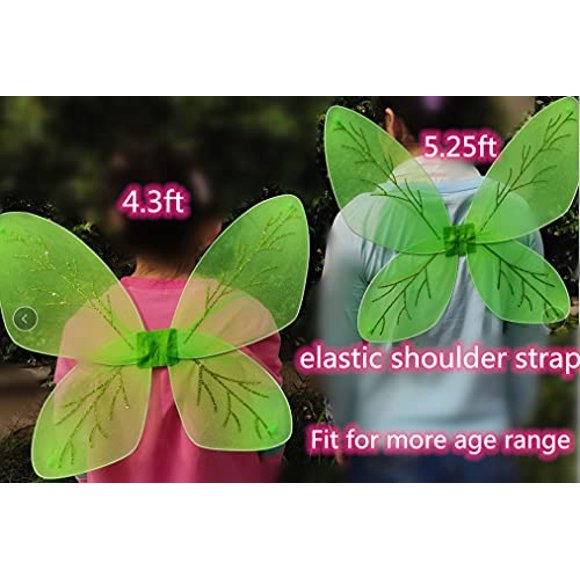 Danballto Alas de hadas para niñas para niños Tinkerbell Wings Adult Princess Party Little Danballto Danballto