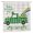 color 10, variant on JOOCAR St. Patrick's Day Shower Curtain, Green Clover Shamrock Shower Curtain Falling Leaves Cloth Bath Curtains Irish Saints Shower Curtain Spring Holiday Shower Curtain Set with Hooks, 72X72 Inch