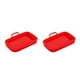 thumbnail image 3 of Bandeja para freidora Cateissary suministros para hornear 2piezas Rojo, 3 of 6