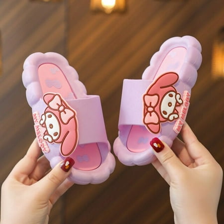 

Sanrioed Cinnamoroll My Melody HelloKittys Slippers Sandals Kawaii Anime Summer Home Couple Indoor Non-slip Shoes Birthday Gift