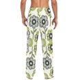 thumbnail image 4 of FORMRS Mens Pajama Pants with Pockets Soft Cotton Sleepwear Lounge Bottoms, Sizes S-2XL, Retro Flower, 4 of 7
