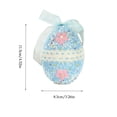 thumbnail image 3 of Yusimy Easter Foam Eggs Multicolor Available Cute Ruffled Eggs Party Gift Decorations with Ambiance, 3 of 6