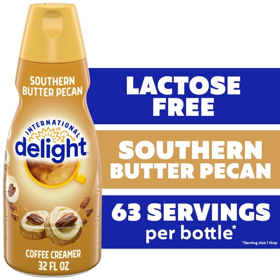 International Delight Southern Butter Pecan Coffee Creamer, 32 fl oz Bottle