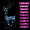 thumbnail image 4 of vidaXL Reindeer Christmas Decoration LEDs Pre-Lit Christmas Lighting Acrylic, 4 of 189