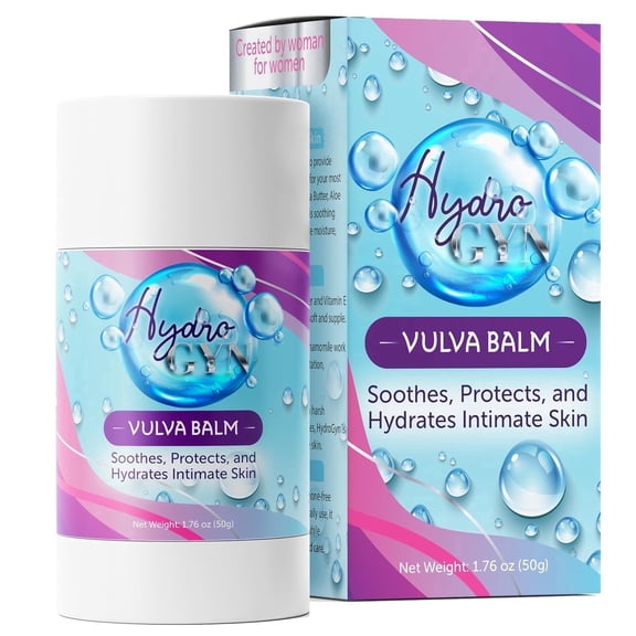 HydroGyn Vulva Balm | Vaginal Moisturizer for Women | Feminine Intimate Care Balm for Dryness, Itching & Comfort Support | Hormone-Free pH Balanced Daily Intimate Skin Care