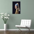 thumbnail image 5 of Johannes Vermeer Prints 《Girl with A Pearl Earring》 Wall Art Poster Posters Wall Art Painting Canvas Gift Living Room Prints Bedroom Decor Poster Artworks 08x12inch(20x30cm), 5 of 6
