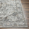 thumbnail image 5 of Mark&Day Area Rugs, 9x12 Jessyca Traditional Dark Brown/Silver Gray Area Rug, Brown Silver Orange Carpet for Living Room, Bedroom or Kitchen (9'2" x 12'), 5 of 5