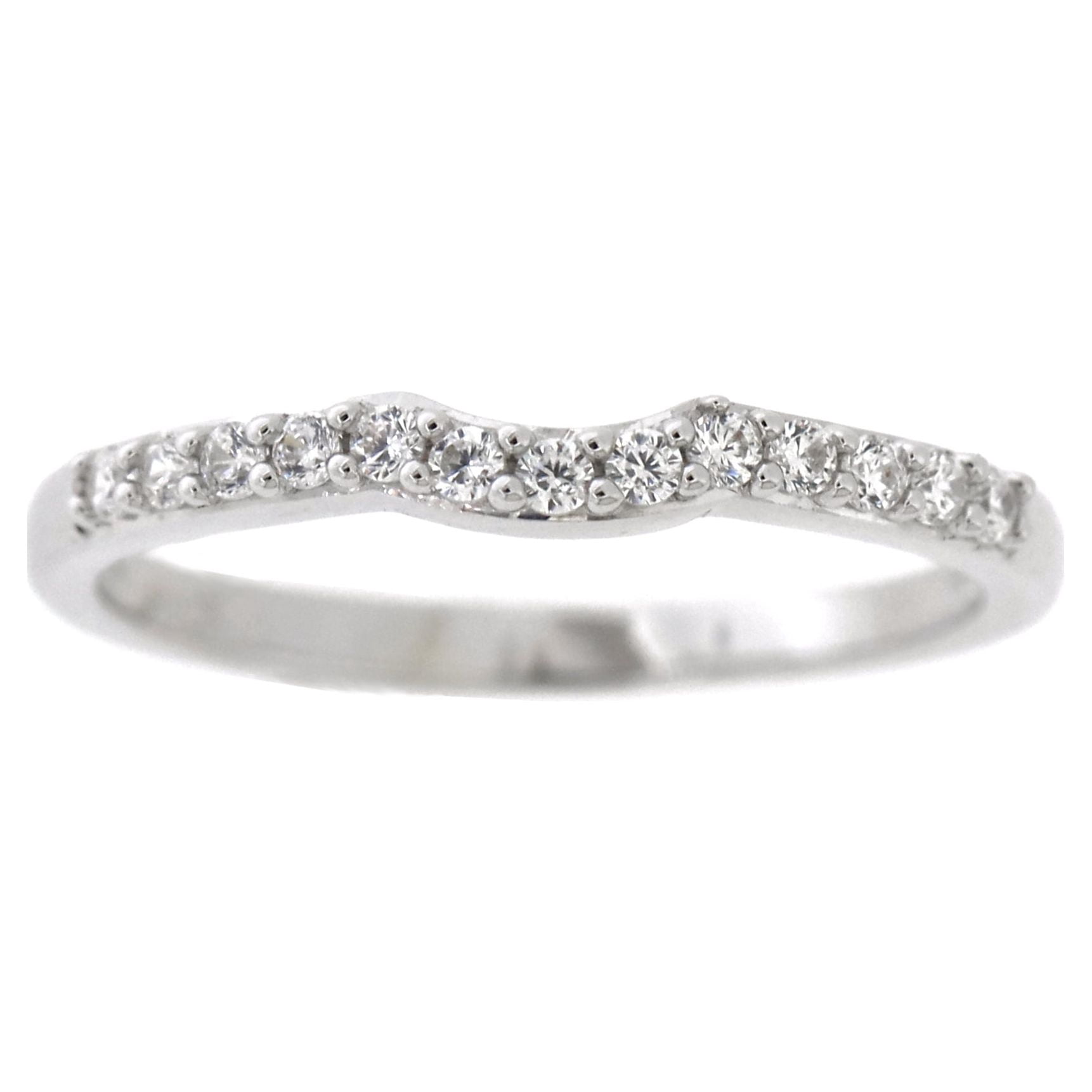 Brilliance 925 Sterling Silver Simulated White Diamond with Created Sapphire accent Bridal Engagement Ring Set