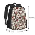thumbnail image 3 of Daiia Dark Enchanted Flowers And Birds Backpack for Men and Women -Durable Backpack Large Capacity, Water-Resistant Bag with Adjustable Straps and Laptop Compartment, 3 of 9