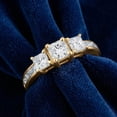 thumbnail image 5 of Pompeii 2ct Three Stone Diamond Ring 14K Yellow Gold (H/I,SI2), 5 of 6