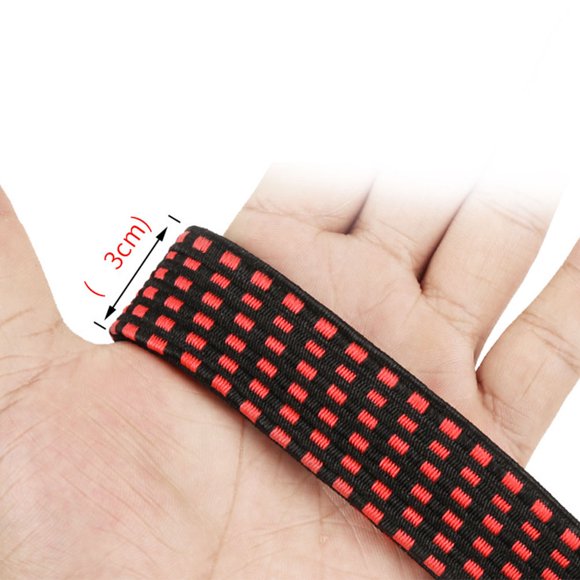 FUTUREORYY 1Set Luggage Binding Straps Metal for Home Travel Use 157.5In