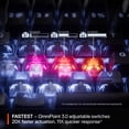 thumbnail image 5 of SteelSeries Apex Pro TKL Gen 3 Interruptores OmniPoint 3.0 Blancos - Accionamiento Ajustable - Disparador Rápido - Ajustes Preestablecidos Listos para el Juego - Modo de Protección - Grifo/socd Rápido, 5 of 5