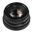 thumbnail image 1 of Lente de cámara Bling Bling 35 mm F1.6 montura C enfoque manual color negro, 1 of 12