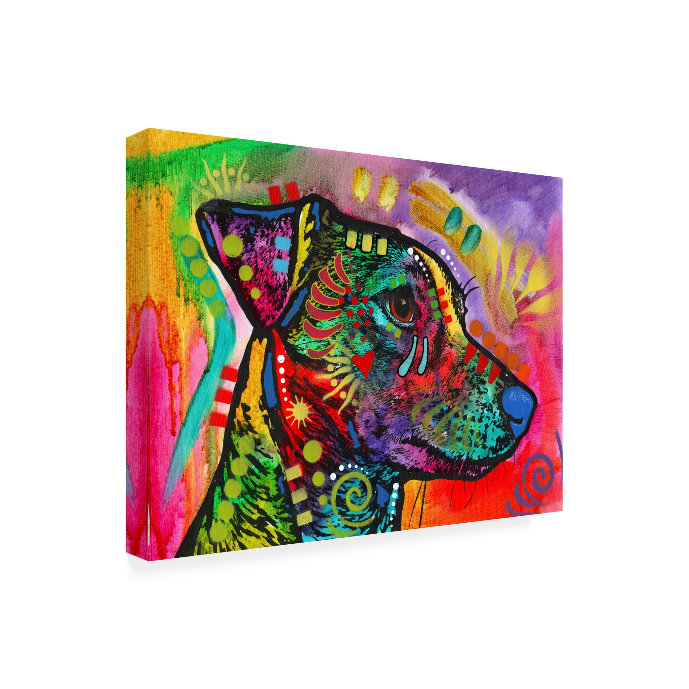 Canvas Wall Art - Dean Russo 'I Just Want All The Love' Wall Art for Living Room, Bedroom, or Office Décor by Trademark Fine Art - 24 x 18 Inches