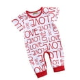 thumbnail image 3 of Infant Baby Girl LOVE Romper Jumpsuit Bodysuit Outfit Kids Clothes Valentine's Day, 3 of 5