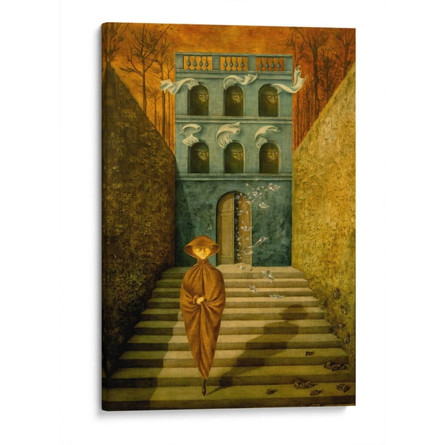 Cuadro decorativo Arte clásico - Ruptura por Remedios Varo en Canvas 40 x 60 cm Canvas Lab forma vertical en canvas, tamaño 40 x 60 cm