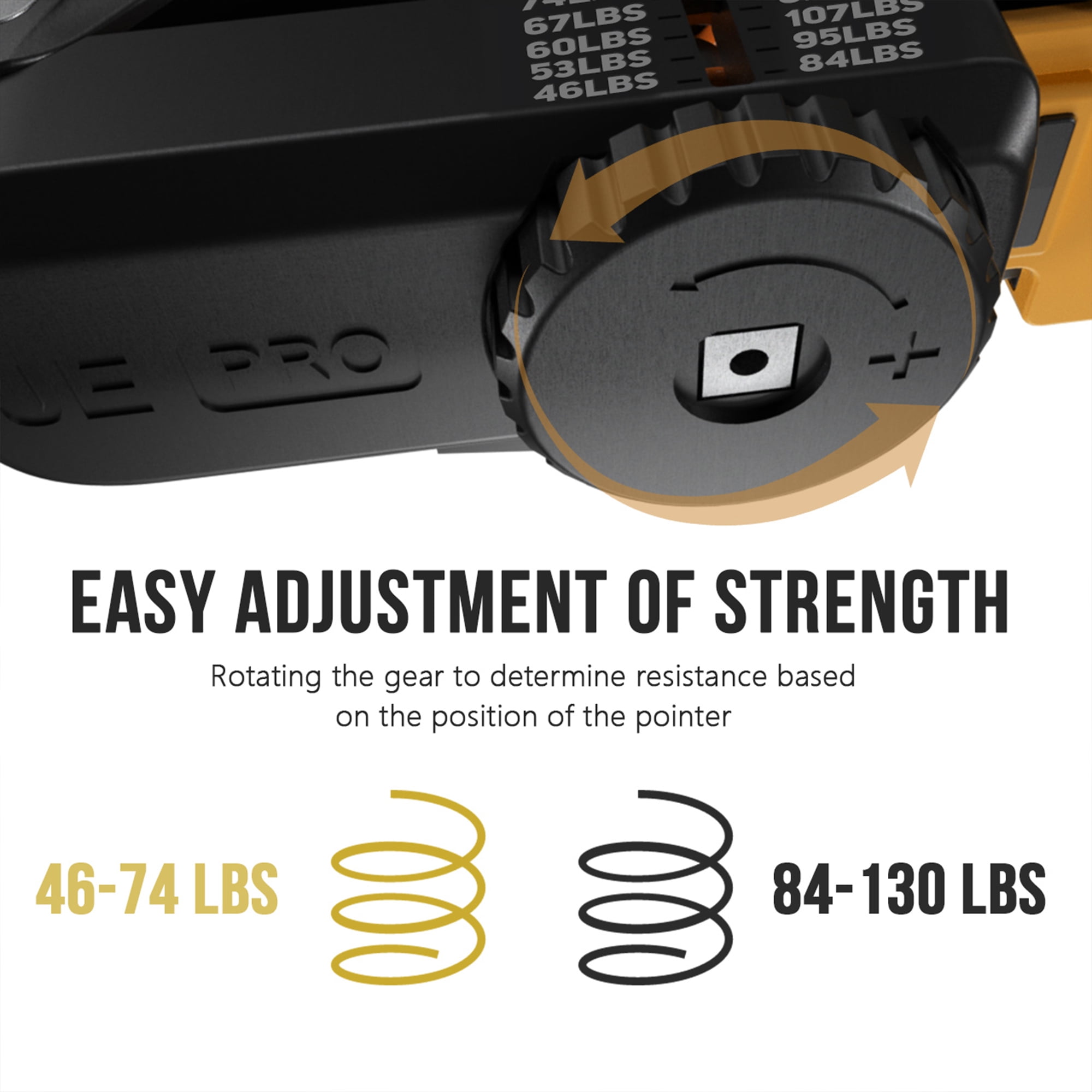 HUGEOAKS Resistance Adjustable Jaw Exerciser for Men and Women, Jaw, Face and Neck Exerciser, Powerful Jawline Trainer for Beginners, Intermediate and Advanced Users - Slims and Trims