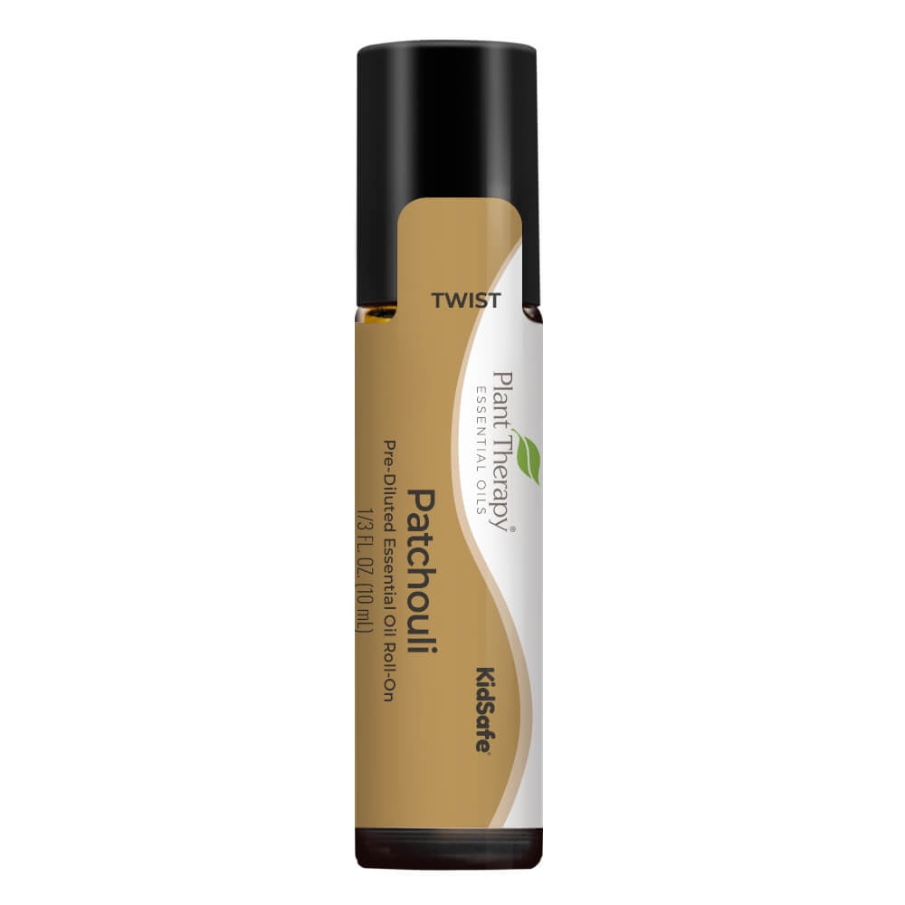 Plant Therapy Patchouli Essential Oil 100% Pure, Pre-Diluted Roll-On, Natural Aromatherapy, Therapeutic Grade 10 mL (1/3 fl oz)