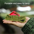 thumbnail image 3 of Cuerda reflectante para tienda de campaña Guyline de 5mm, cuerda de Paracord para tienda de campaña, refugio con dosel, Camping, 4 rollos con un total de 52 pies, 3 of 5