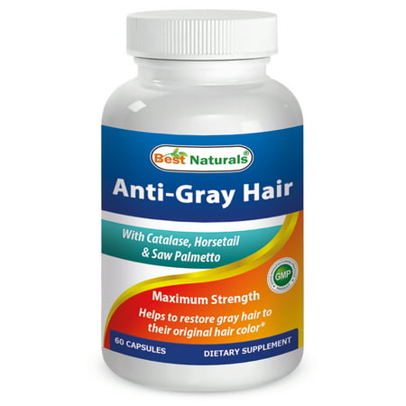 Best Naturals Anti Gray Hair, 60 Ct (Best Anti Hair Loss Supplements)