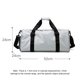 thumbnail image 3 of Bolsa de deporte para gimnasio, separación húmeda y seca, para fitness, yoga, equipaje de viaje, bolso (plata), 3 of 5