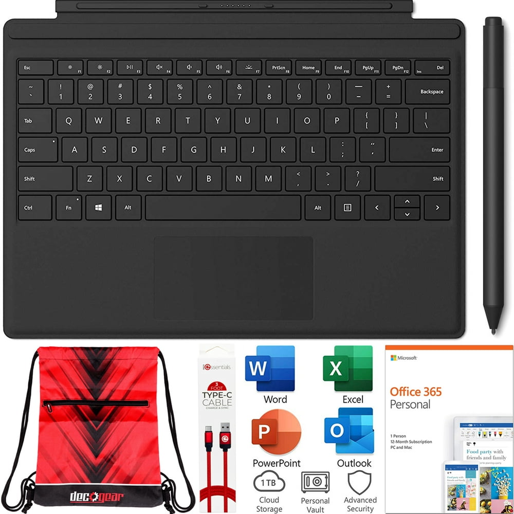 Microsoft Surface Pro Signature Type Cover Keyboard FMM-00001 Black
