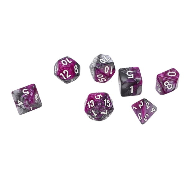 Set De 10 Dados Poliédricos D12 De 5 Colores – Perfectos Para Juegos De Rol TRPG Y Partidas Con Amigos