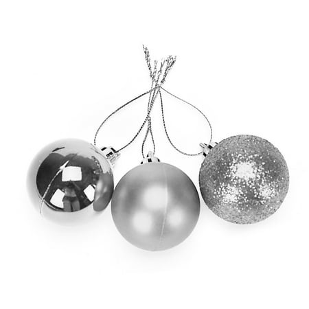 

Plastic Tree Ball Christmas 24PC 4 Christmas Decoration cm Home Decor