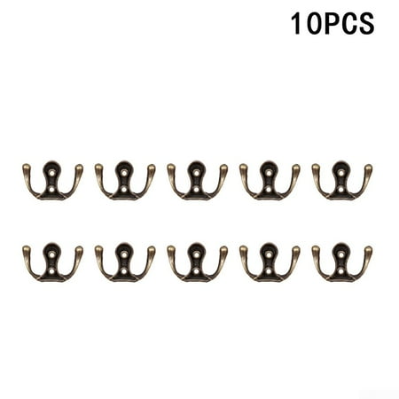 

10pcs 53*27MM Zinc Alloy Solid Hook Wall Hook Hangers With Screws Is Super Good