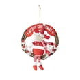 thumbnail image 1 of ¡Gran oferta de coronas XIUH! Figuras de peluche navideñas de pie con patas retráctiles, muñeco de nieve, Papá Noel, adorno para fiesta de Navidad en casa, regalo de muñeca navideña (B1), 1 of 3
