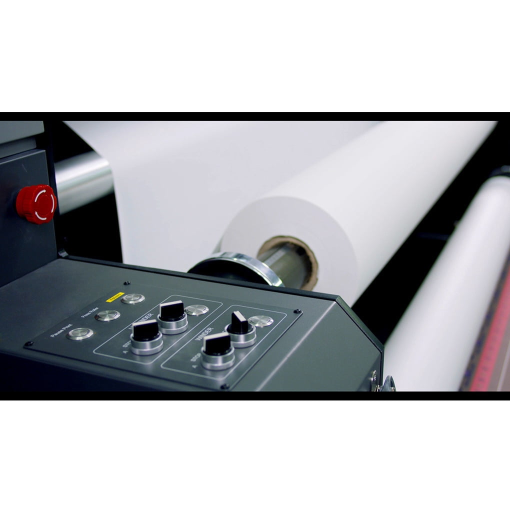 Qomolangma 81gsm 44in x 328ft Textile Dye Sublimation Paper for Heat Transfer Printing 3in Core