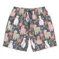 thumbnail image 3 of Uemuo Llamas Pattern Men's Swim Trunks Hawaiian Beach Bathing Suit Swimsuits Beach Quick-Dry Shorts with Pockets-X-Large, 3 of 9
