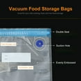 thumbnail image 4 of 10PCS BPA-free Vacuum Sealer Bags Food Storage Saver Bags Reusable Plastic Sandwich Freezer Bags for, 4 of 8