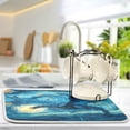 thumbnail image 5 of Dish Drying Mat Kitchen Pad Large Counter Absorbent Dish Mats Drainer The Greenish-blue Dragon, 5 of 8