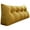 Yellow, variant on Rounuo Wedge Headboard Pillow Triangular Reading Pillow Linen Large Bolster Backrest Support Lumbar Cushion Yellow