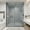 Matt Black, variant on 56-60" W * 74" H Frameless Single Sliding Shower Doors, Bathroom Sliding Shower Door, 5/16" (8mm) Thick SGCC Tempered Glass Door