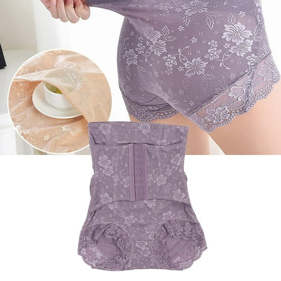HUGFEGWE Body Shaping Shorts, High Elastic Compression Soft Nylon Breathable High Waisted Shaper Shorts for Postpartum Mothers () UA824-5299