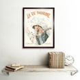 thumbnail image 2 of Vintage French Fashion La Vie Parisienne Rose Sword Woman Magazine Cover Art Print Framed Poster Wall Decor 12x16 inch, 2 of 5