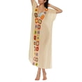 thumbnail image 2 of Robe d'Été Ample pour Femmes Kimono Fluide pour Femmes Cardigan Ouvert Robe Aguichant Blouse Imprimée Robe Longue Ample Cardigan Ouvert pour Femmes Robe Longue d'Été pour Femmes, 2 of 5