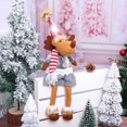thumbnail image 1 of Ganfancp Adorno Navideño de Tela Roja para Muñecas de Piernas Largas Rebajas Hoy Liquidación 1* Adorno de Muñeca, 1 of 4