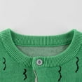 thumbnail image 3 of Kiijoy Toddler Boys Dinosaur Sweater Warm Knitted Cardigan Coat Kids Knitwear, Sizes 2-3, 3 of 5