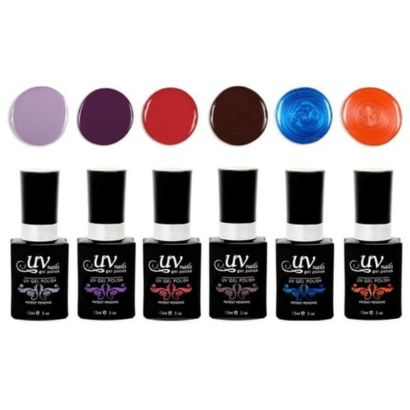 UV-Nails Napa Valley LED Gel Polish - Set of 6